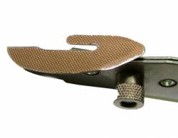 Yellotools TeflonShoe glide pad attached to cutting head