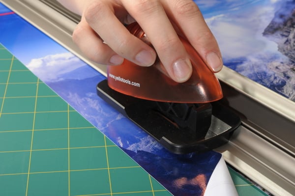 Safety Cutter Ruler SafetyRuler Platinum safety cutting ruler – Yellotools Inc